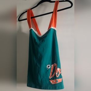 Miami Dolphins Fitted NFL Top Size Medium